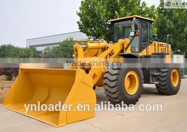 Weichai Steyr Diesel Luneng Wheel Loader With Grass Grasper /clamp Shan Dong YIneng YN956 Wheel Loader photo-3