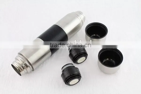 Double Cups Unbreakable Stainless Steel Vacuum Flask Juice Bottle (FSUR) photo-3
