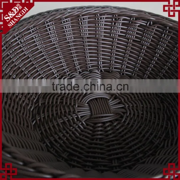 Handweaved Strong Functional Rattan Round Bread Fruit Basket for Supermarket photo-4