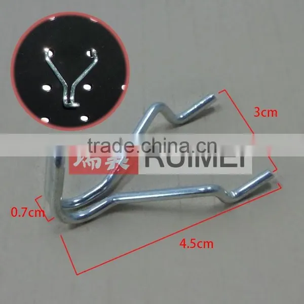 Slatwall Metal Supermarket Pegboard Display Hook photo-3