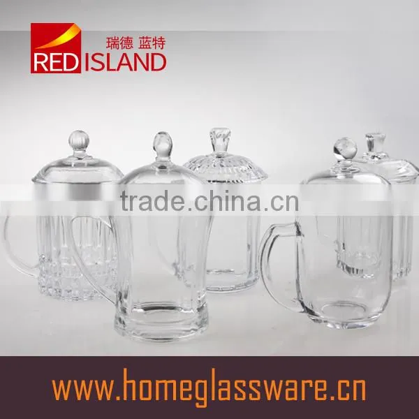 Anchor Hocking 923 Set of Cafe Glass Cappuccino Tea Coffee Latte Mugs Cups photo-5