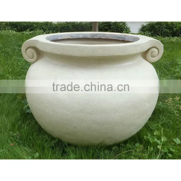 BIG BOWL FLOWER CONTAINER LARGE PLANT POT photo-3