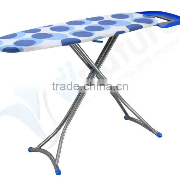 Wheels Ironing Boards With Plastic Iron Rest photo-4