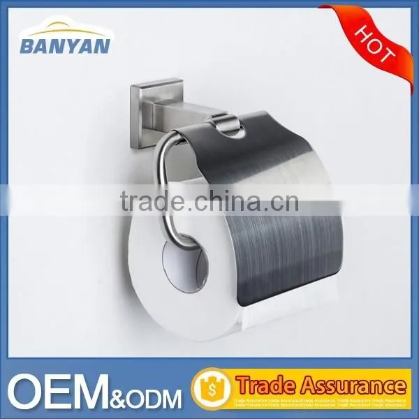 Bathroom Stainless Steel Wall Mounted Tissue Paper Towel Holder photo-3