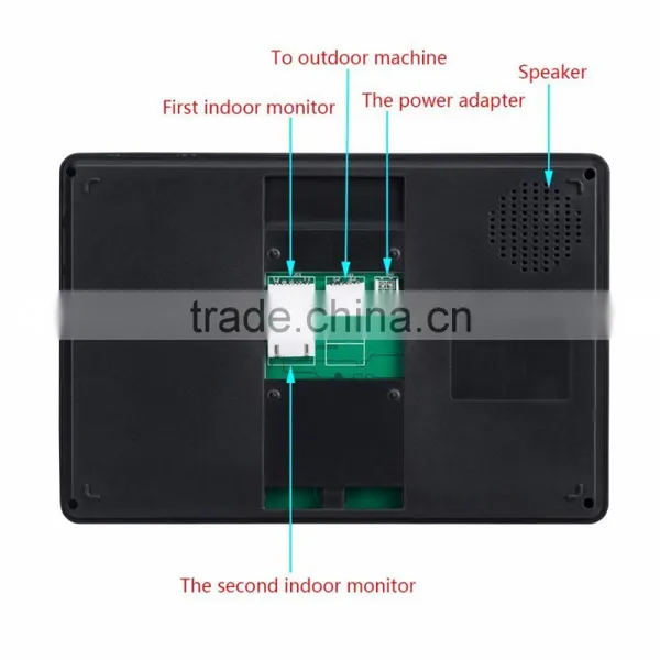 Ultrathin Multifunction Unlock 7" Wire Digital HD Visible Door Bell photo-6