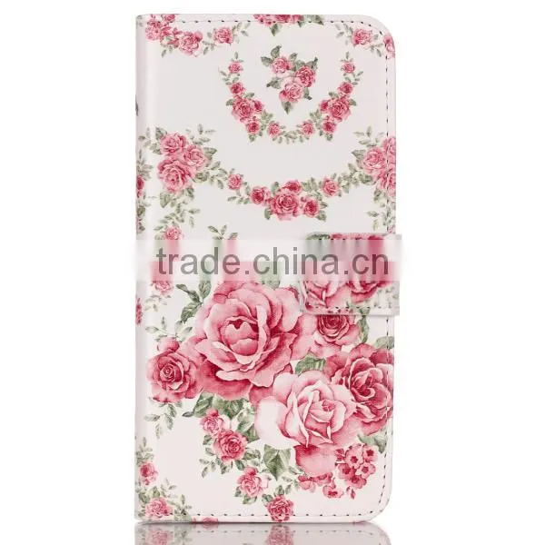 Fashion Painted Leather Case Flip Cover For Samsung S6 Edge Wallet Cases photo-4