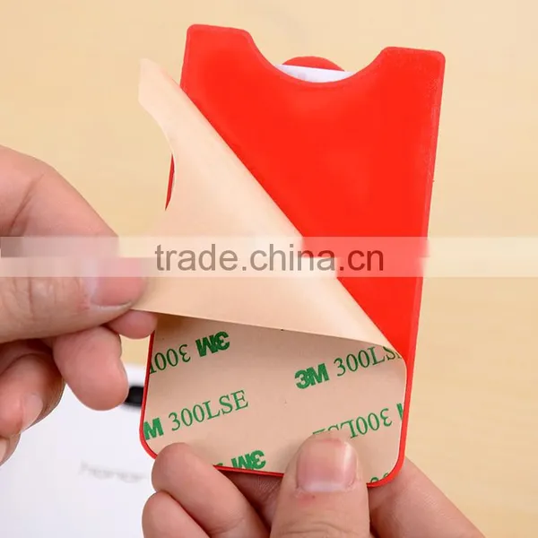 New Arrival 3m Sticker Silicone Card Pocket and no Charger Mobile Phone Holders photo-2