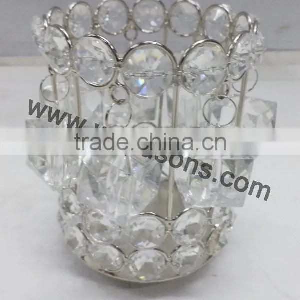 Crystal Votive Candle Holders,crystal Beaded Votive Candle Holders photo-4