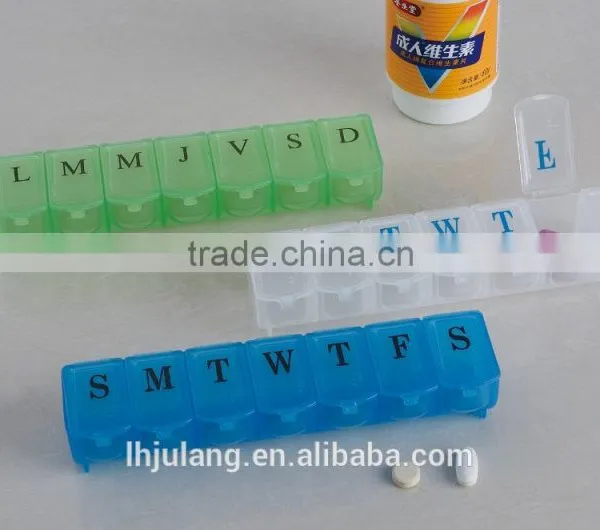 Hot Sell Plastic 7days Pill Box / Plastic Weekly Pill Box photo-2
