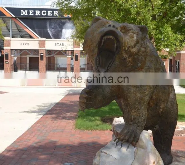 2015 Hot Sale Garden Decor Outdoor Bronze Bear Sculptures photo-3