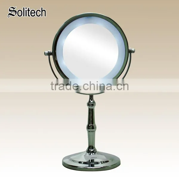 OEM ODM Cosmetic LED Table Mirror Double Sided Magnifying Table Mirror