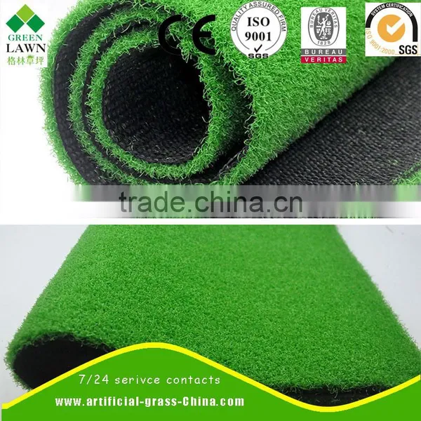 Artificial Grass Carpet Wood Door Decoration Craft photo-2