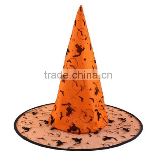 Hallowmas Cuspidal Witch Hat With Printed photo-5