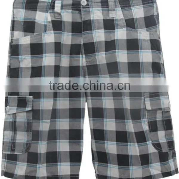 Grid Pattern Stocklot Beach Board Shorts photo-6
