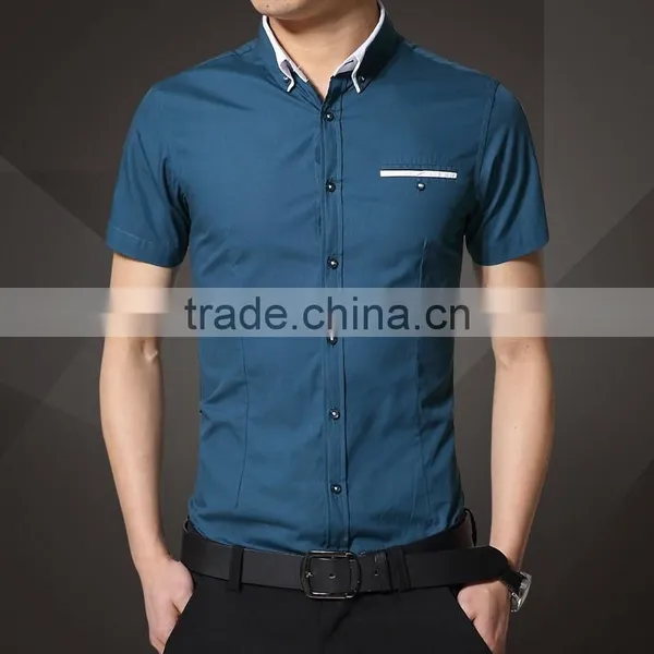 2017 New Fashion 100% Cotton Shirt for Man photo-6