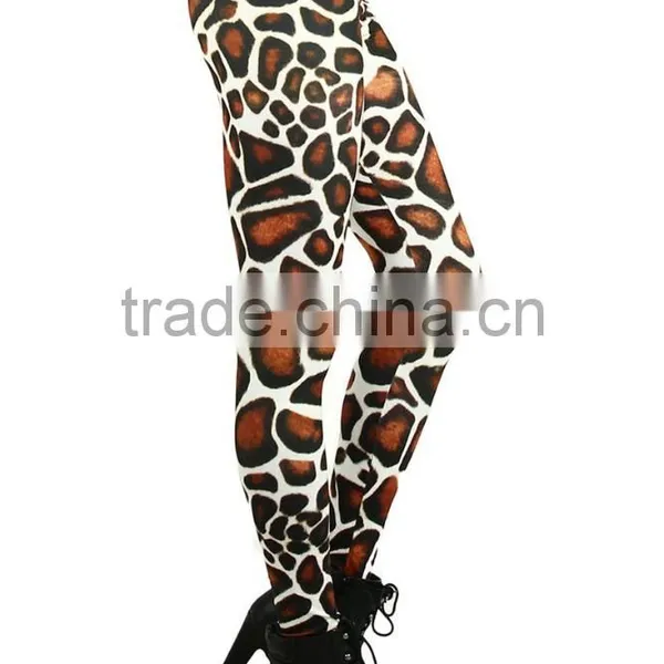 MGOO Custom Made Sublimation Print Leggings For Ladies Sportwear Yoga Leggings High Waist Polyester Spandex photo-4