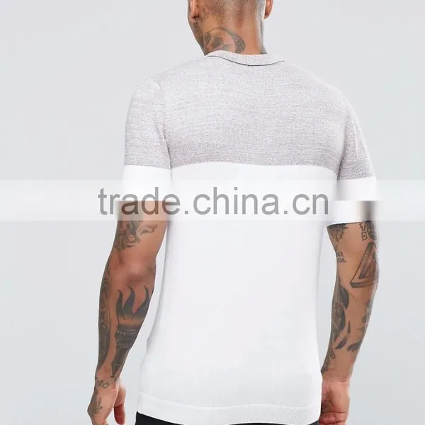 Wholesale Price High Quality Summer Custom Short Sleeve Contrast Color Cheap Mens Knit POLO Shirt photo-3