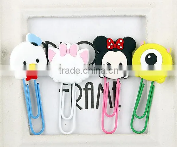 PVC Soft Material Planner Clip Cartoon Creative Paper Clip Planner Accessories photo-3