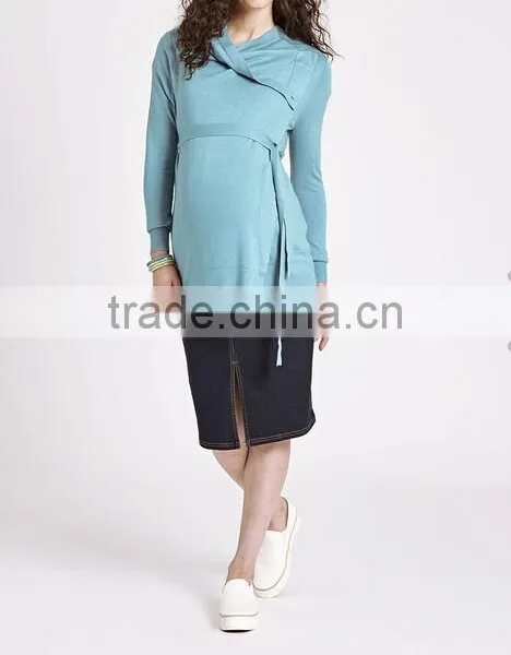 Maternity Ladies Wear 4-in-1 Long Sleeve Cardigan for Women photo-3