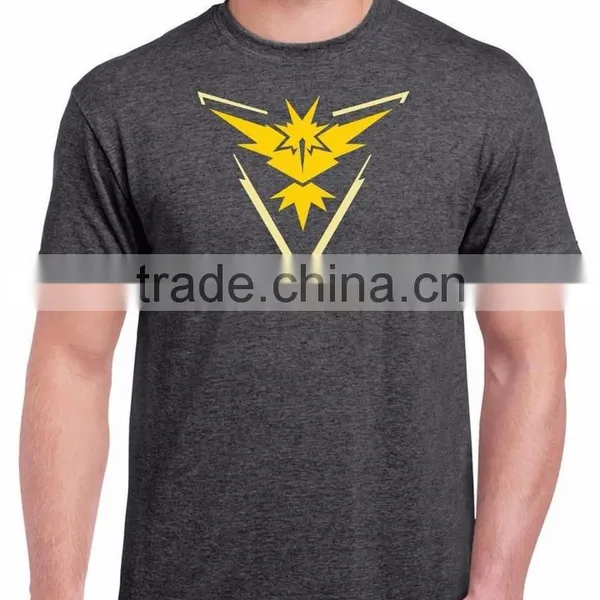 2016 Walson Pokemon Go Team Valor Team Mystic Team Instinct Pokeball Nerd Tshirt, Tee photo-3