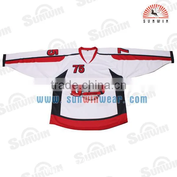 High Quality Full Sublimation International Ice Hockey Jersey photo-5