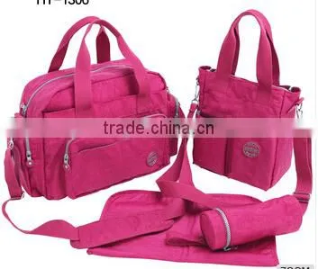 4pcs 2colors Hot sale high quanlity aardman waterproof functional adult diaper bag for mother