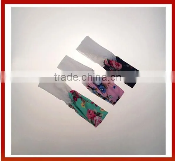 Lovely Printing Bow Cross Wide Headband/Women Boho Bohemian Party Cross Cotton Floral Flower Hair Headband photo-2