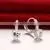 New Arrival Cute Stud Silver Jewelry Earrings Latest Hanging Rhinestone Clip On Earrings photo-2