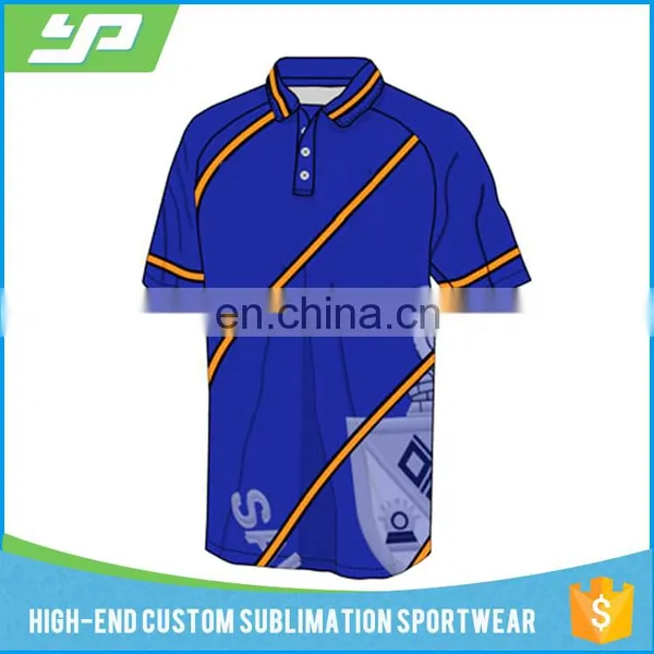 Customized Blank 100% Polyester custom print customized indian cricket jersey