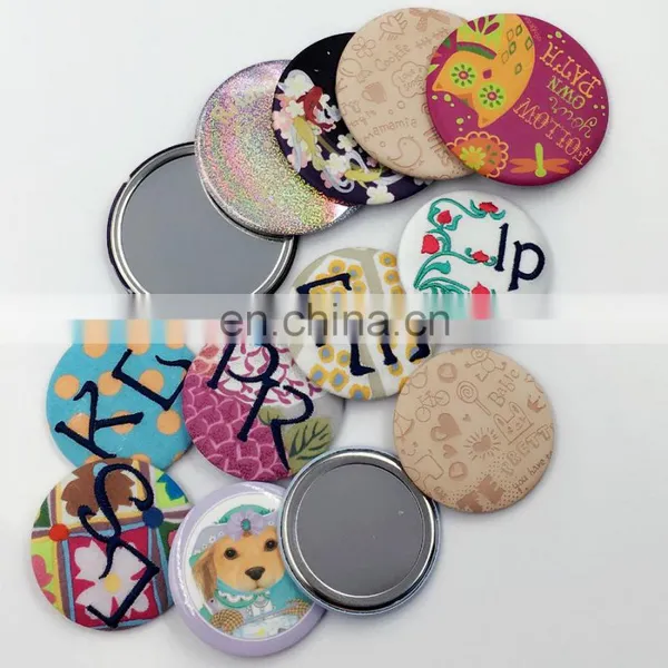 Custom-made Brand Logo Single Pocket Mirror Manufacturer photo-3