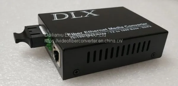 HD IP Camera to Fiber Converter Gigabit Ethernet Fiber Optic Transmitter and Receiver Single Port Fiber Media Converter photo-4