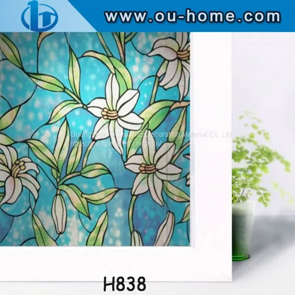 OUHOME Decoration Static Window Film Plastic Glass Film photo-3