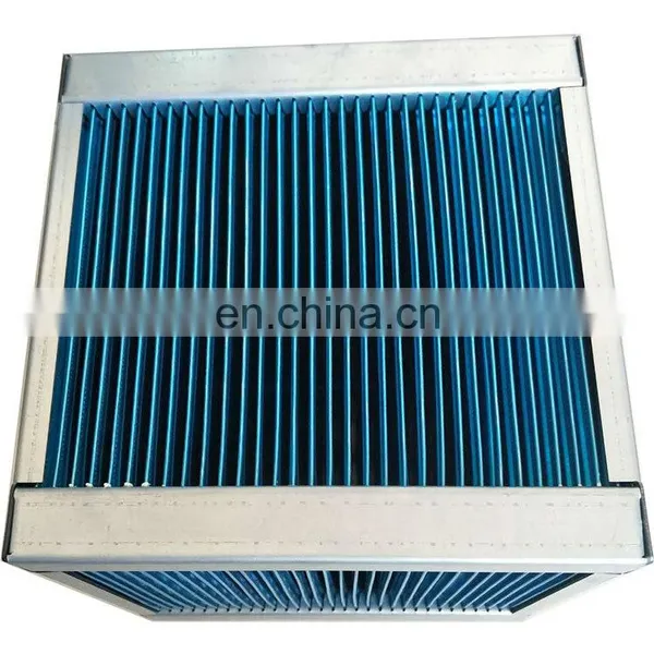Aluminum Plate Cross Flow Two Side Press Shaping Air Recuperator photo-3