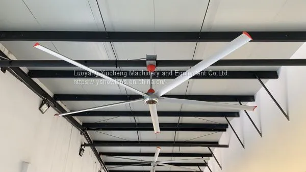 Aluminum Alloy Blade 12ft-24ft Hvls Air Cooler Industrial Large Ceiling Fan photo-3
