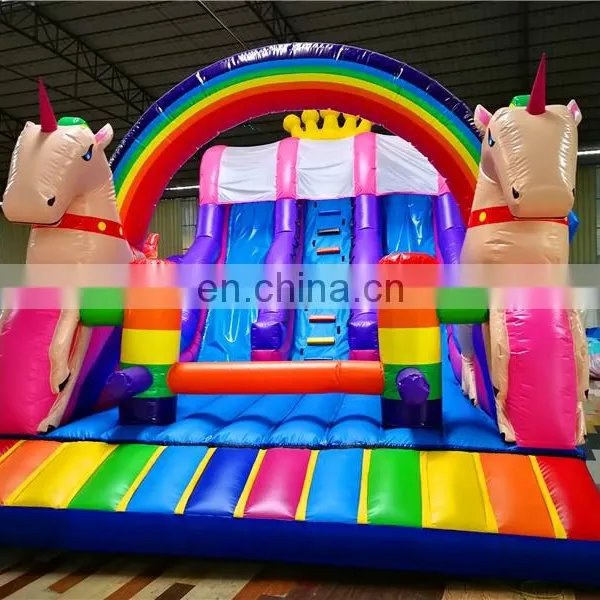 China Manufacturer Commercial Air Inflatable Bouncer Slide Inflatable Jumping Slide For Festival photo-5