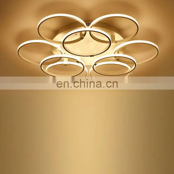 High Quality Warm Romantic Modern Minimalist Home Decor Lighting Round LED Ceiling Lamp Bedroom Light photo-4