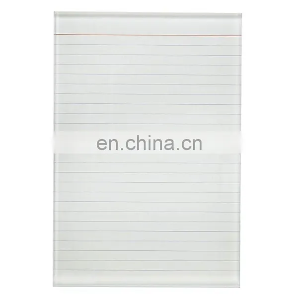 Classic Ruled Mini Glass Dry Erase Notepad Tablet for Business, Desks, Kitchens, Schools photo-2