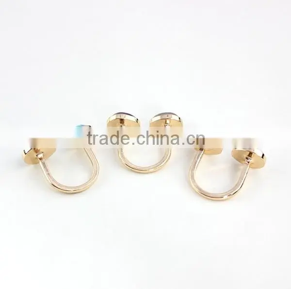 Hot New Round Genstone Ring Gold Plated Alloy Ring for Girls photo-5
