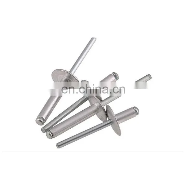 4.8*19mm Large Flange Blind Rivet Din7337 Dome Head Pop Rivet 5052 Aluminum Blind Rivet photo-2