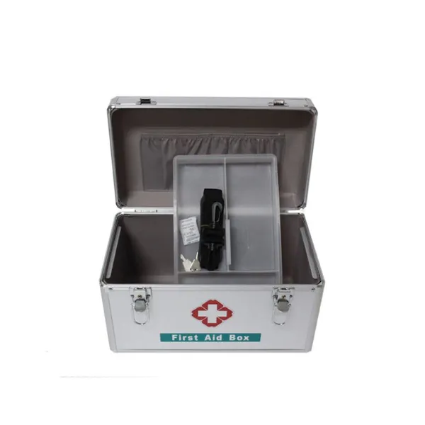 Medical Emergency Home First Aid Kit With Supplies Set Bags Box Travel Waterproof Alloy First Aid Box photo-2