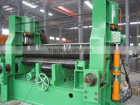 CNC Three Roller Hydraulic Plate Rolling Machine photo-3