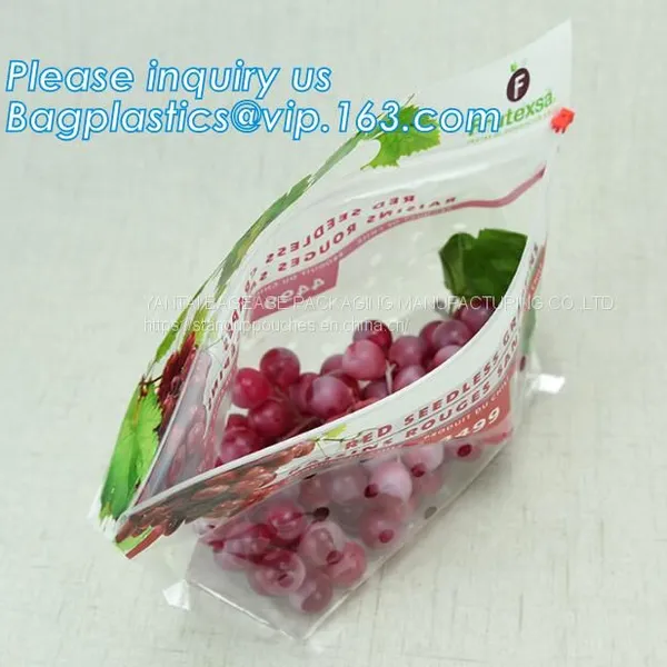 Stand Up Pouch, Reusable Clear Food Grade Freezer Food Fruit Package Plastic Slider Zipper Zip Lock Bags photo-4