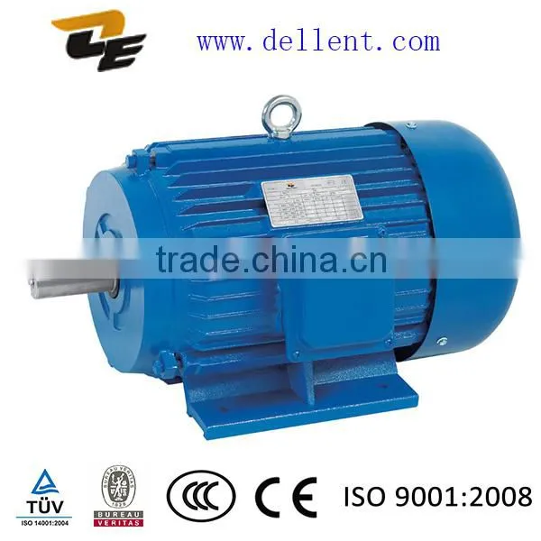 Y Series Three Phase Cast Iron Housing High Efficiency Electric Motor