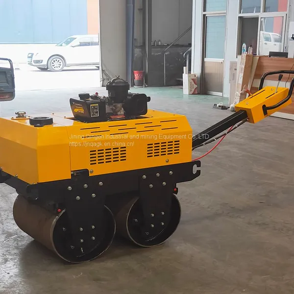 Diesel Powered Walk-behind Double Drum Vibratory Roller photo-4
