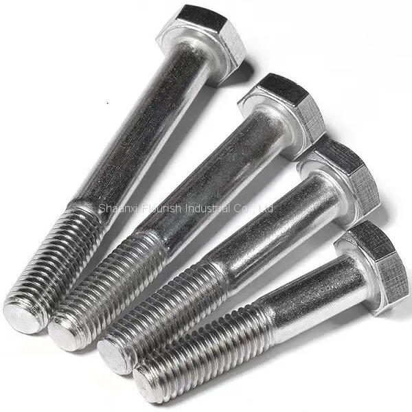 Stainless Steel Hexagon Head Bolts Half Thread DIN931 / M10 photo-3