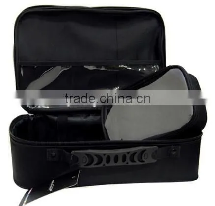 Professional Nylon Makeup Artist Travel Case,polyester Cosmetic Vanity Bag Case,soft Polyester Travel Cosmetic Organizer photo-4