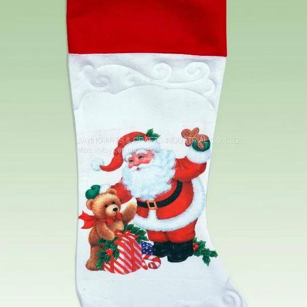 OEM Xmas Stocking Customized Sublimation Printing photo-2