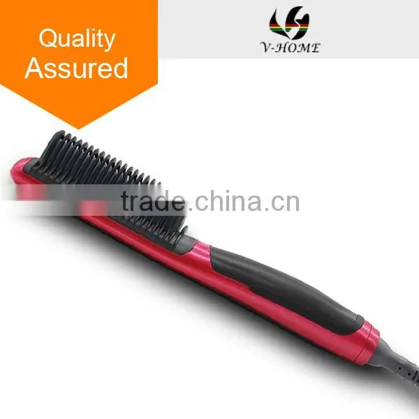 2016 Hot Selling Hair Straightener Comb/electric Straightening Hair Brush Comb
