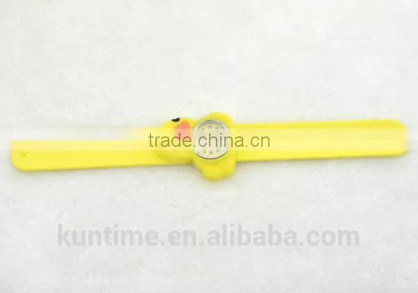 Yellow Duck Slap Watch With Silicone Strap for Girls photo-6