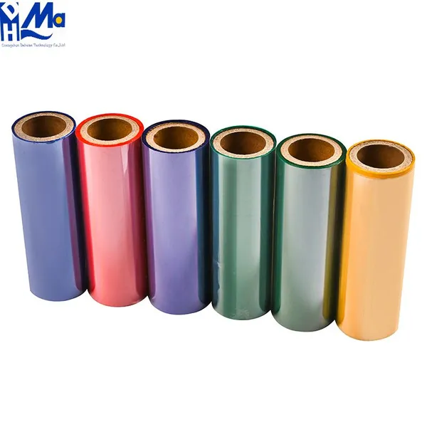 110mm*300m Color Print Premium Wax Resin Barcode TTR Tto Ink Labels Thermal Transfer Printer Ribbon photo-4